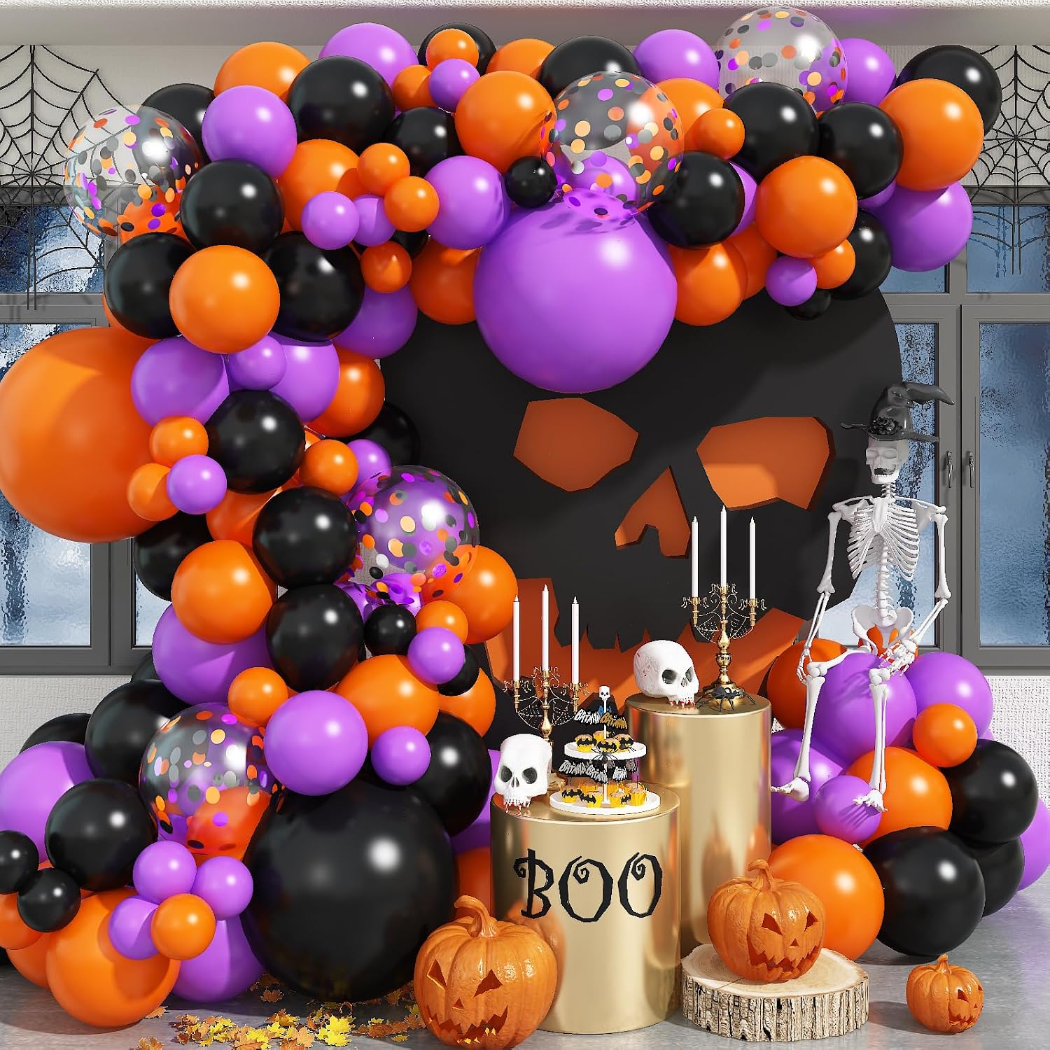 Balloon Arch Kit - Jobkoo 할로윈 풍선 아치 가랜드 키트