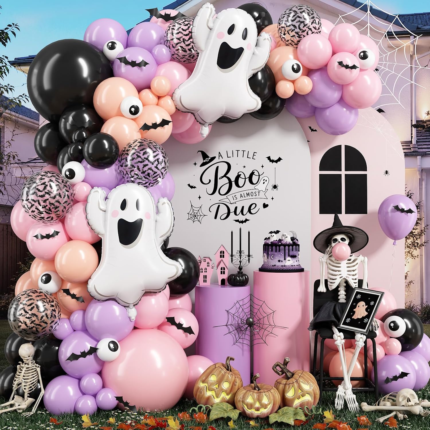 Balloon Arch Kit - 할로윈 풍선 가랜드 아치 키트 (3D