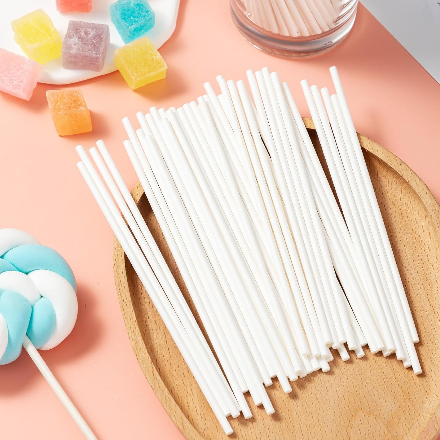 Cotton Candy Cone - 100Pcs DIY 캔디 스틱 롤리팝 스틱