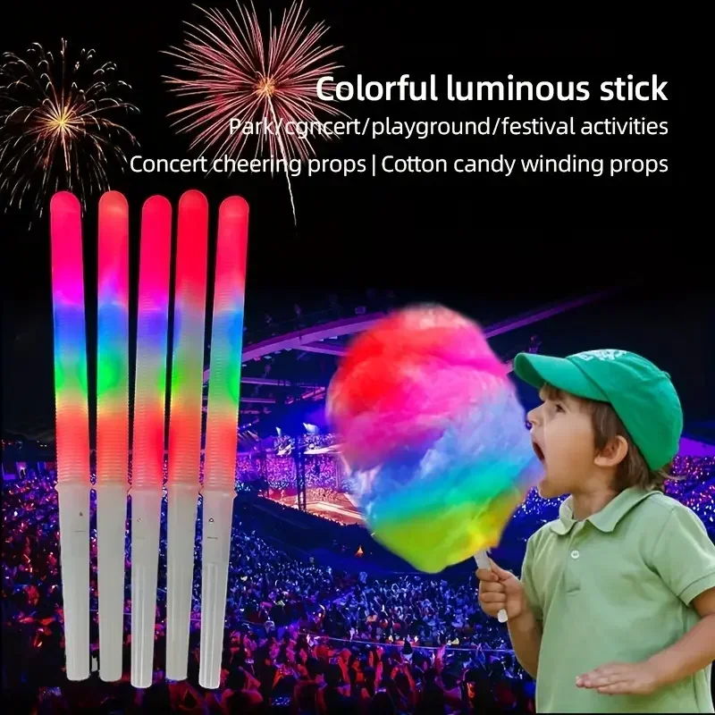 10/30개 LED 솜사탕 콘 멀티 모드 점멸 발광 솜 - Cotton Candy Cone 리뷰 및 가격