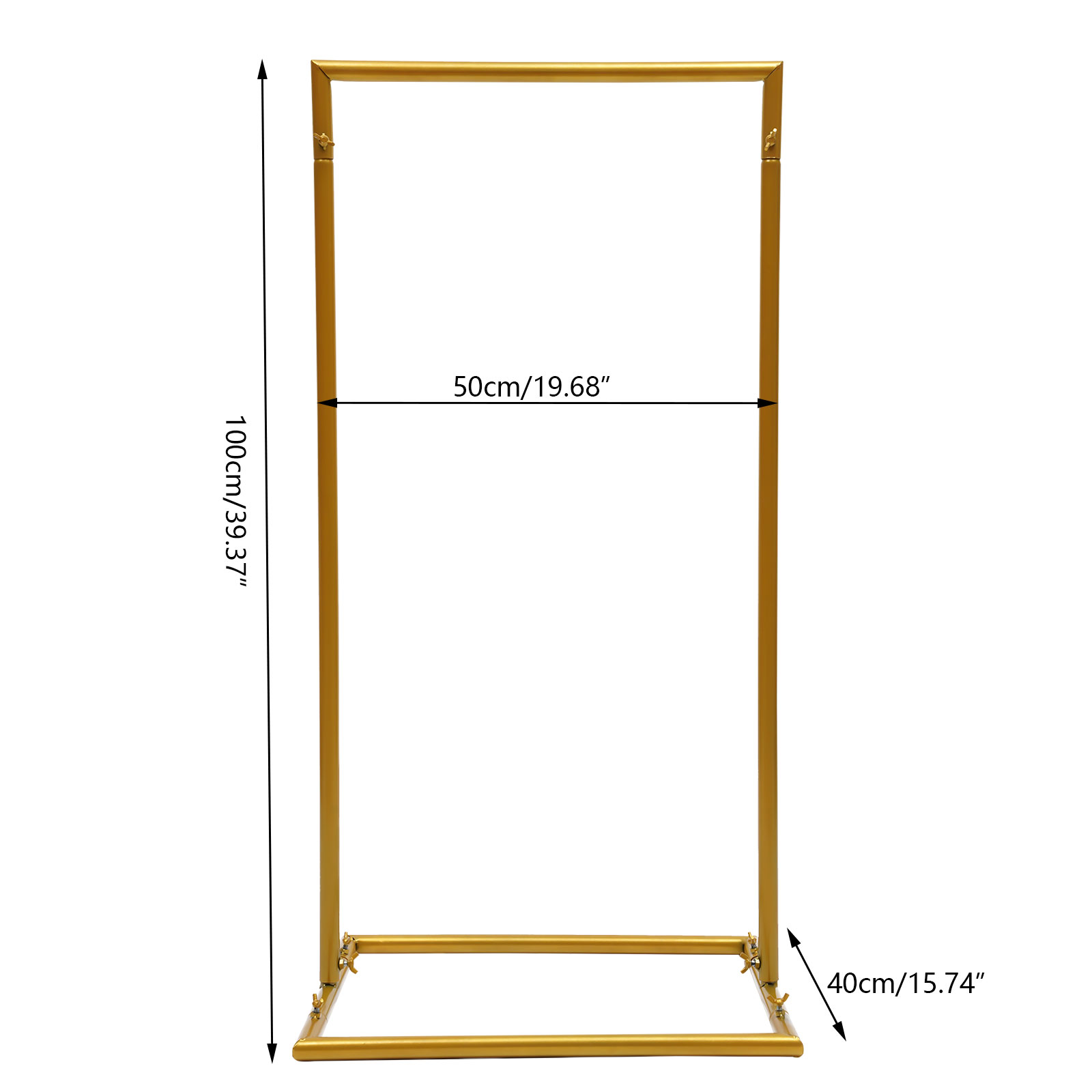 1x0.5m 웨딩 아치, 웨딩 스탠드, 금색 금속 파이 - Photo Booth Frame 리뷰 및 가격