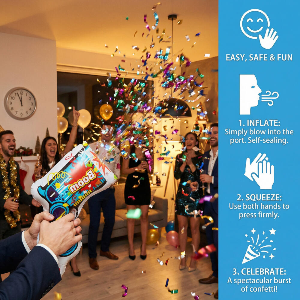 10개입 풍선 꽃폭죽총 파티 분위기 소품 축제 파티 불 - Confetti Cannon Tube 리뷰 및 가격