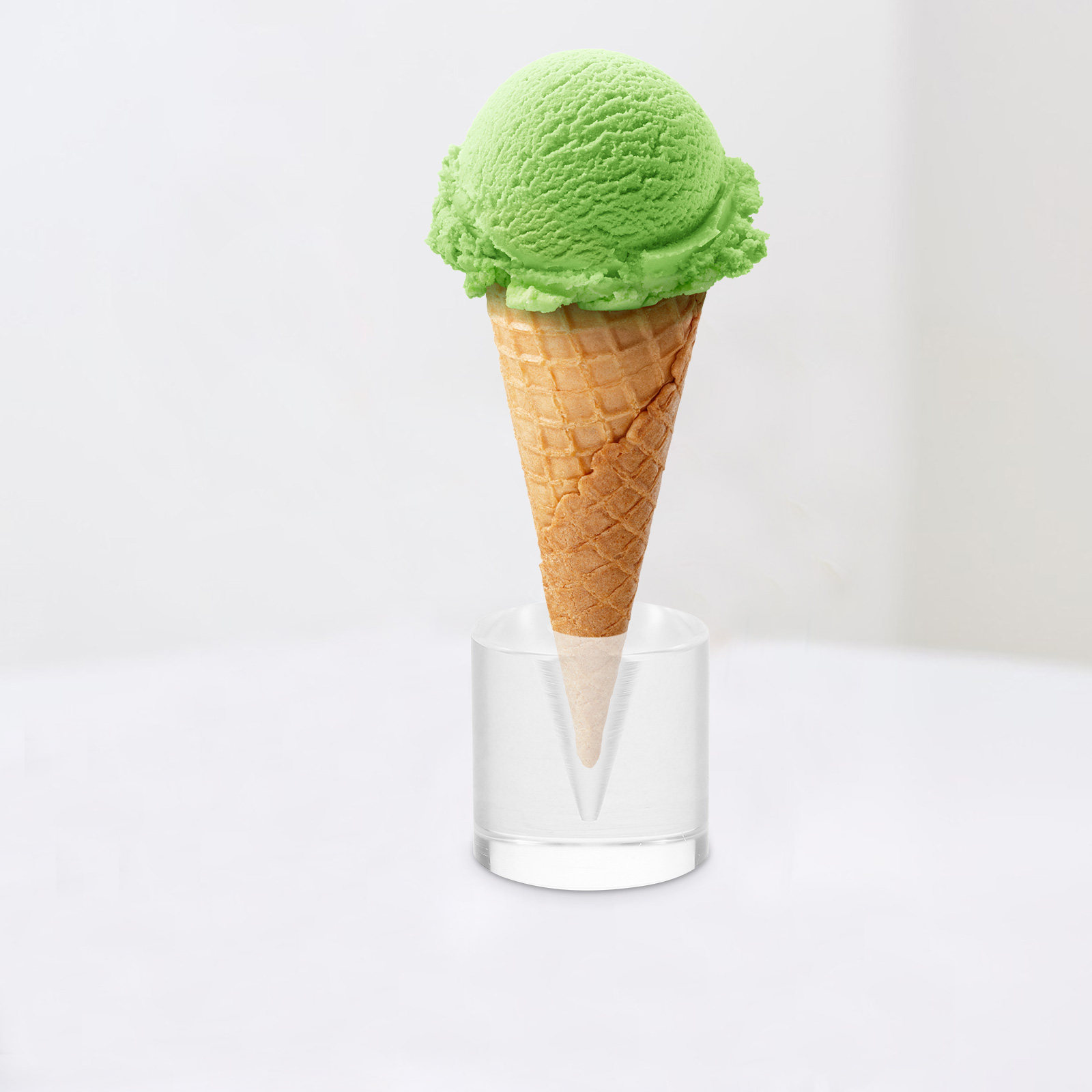 아이스크림 콘 진열대, 투명 아크릴 재질, 단일 구멍  - Cotton Candy Cone 리뷰 및 가격