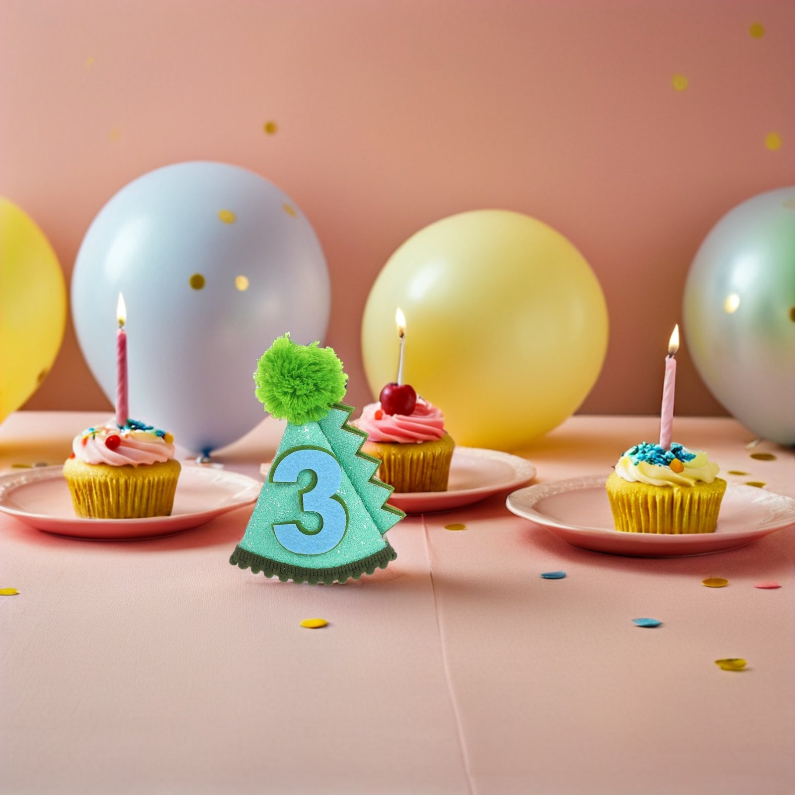 어린이용 공룡 생일 모자, 1~5세 유아를 위한 원뿔형 - Party Hat Cone 리뷰 및 가격