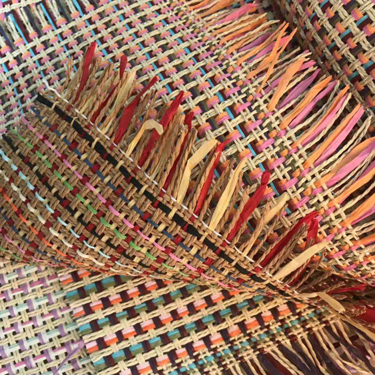 보헤미안 공예 종이 PP 잔디 짚 디자이너 직물 짠 천 - Paper Straw Color 리뷰 및 가격
