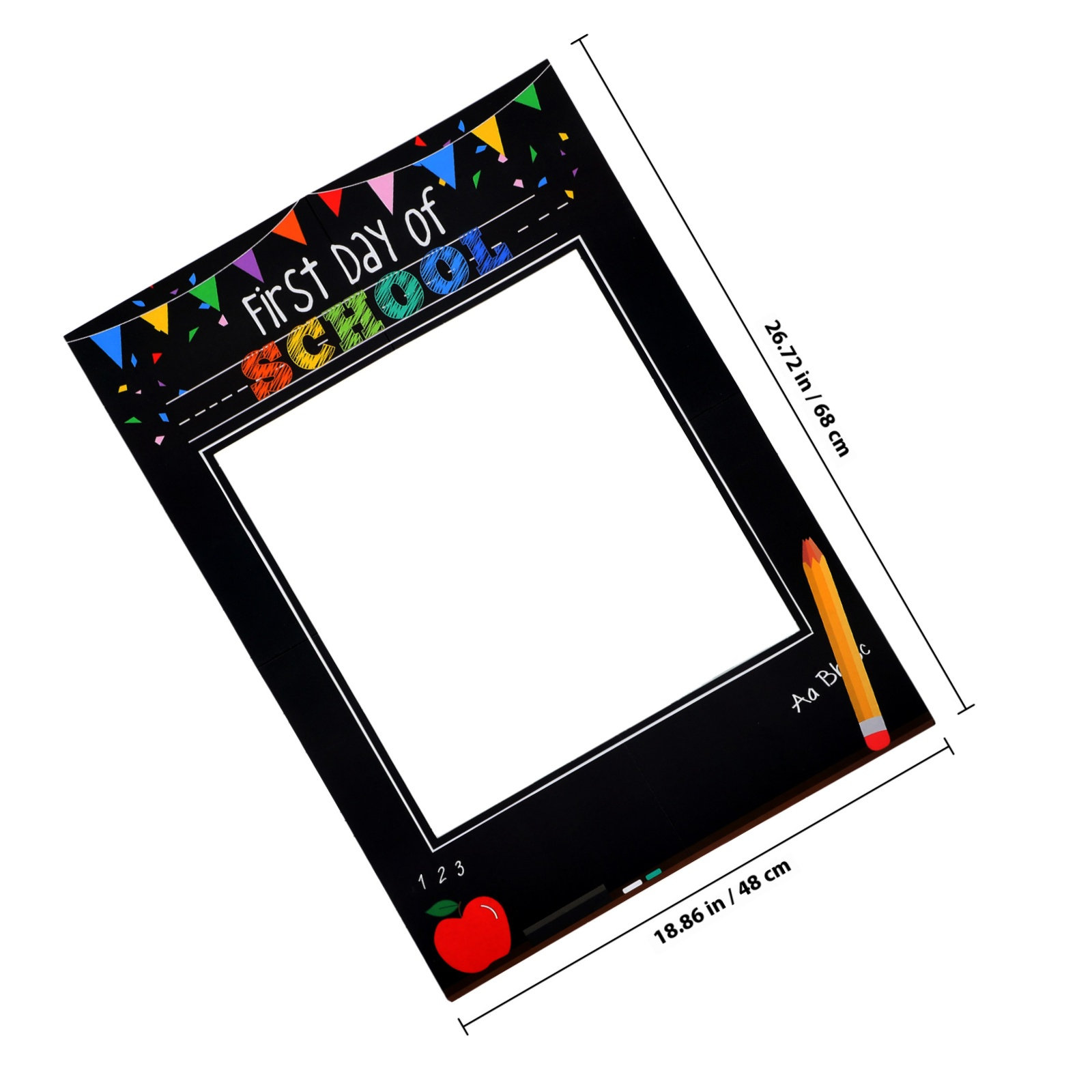 사진 촬영용 배경지, 사진 액자, 학교 첫날, 개학,  - Photo Booth Frame 리뷰 및 가격